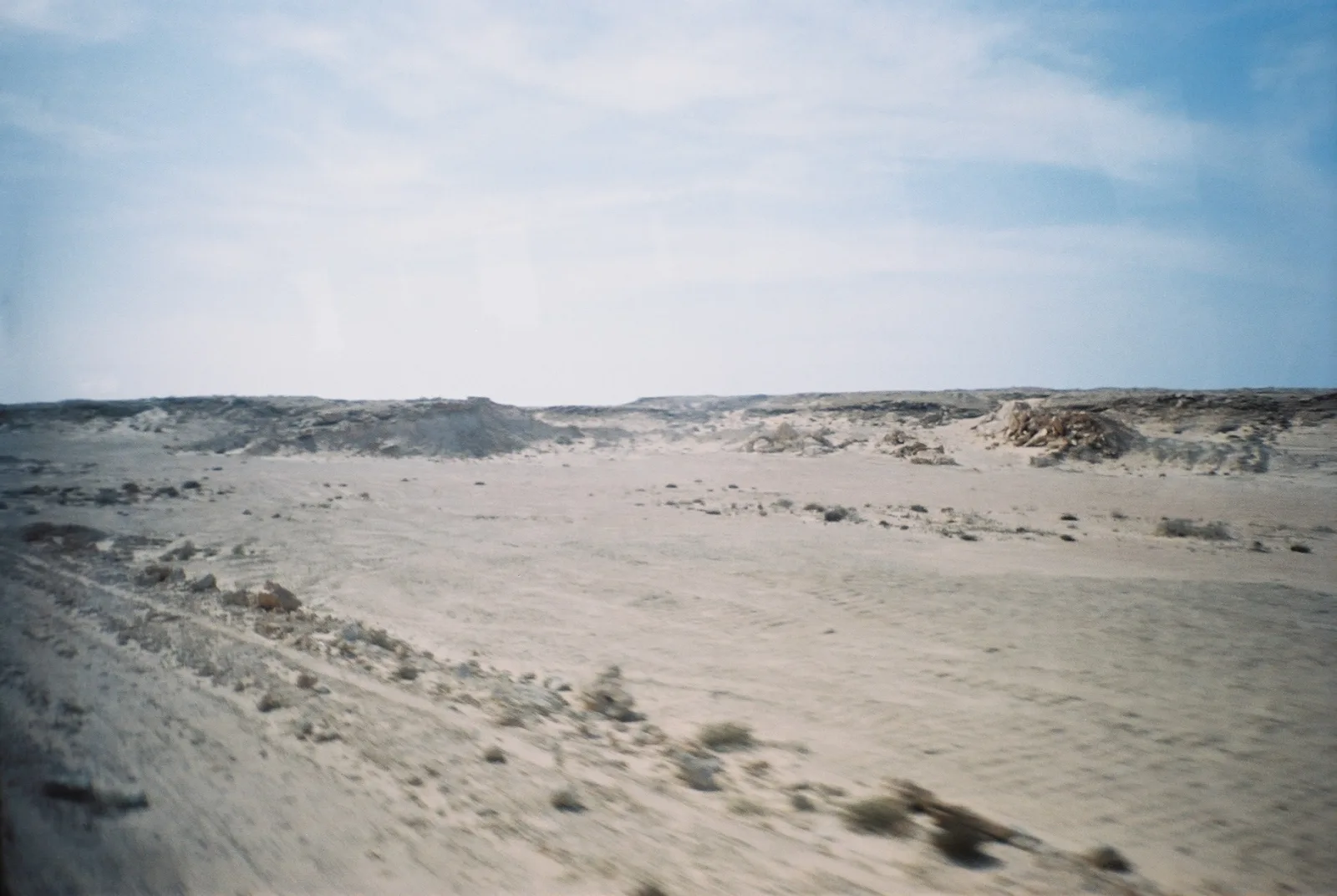Paysage désertique du Sahara occidental