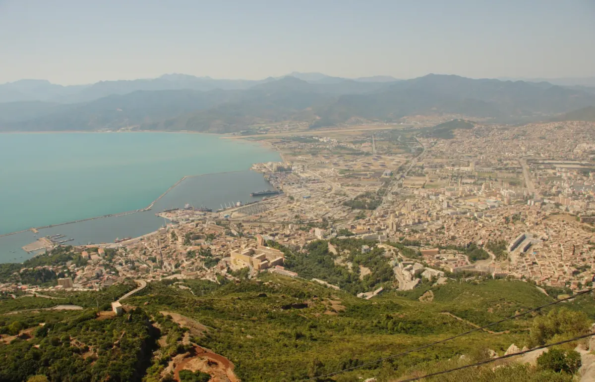 Baie de Béjaïa en Algérie