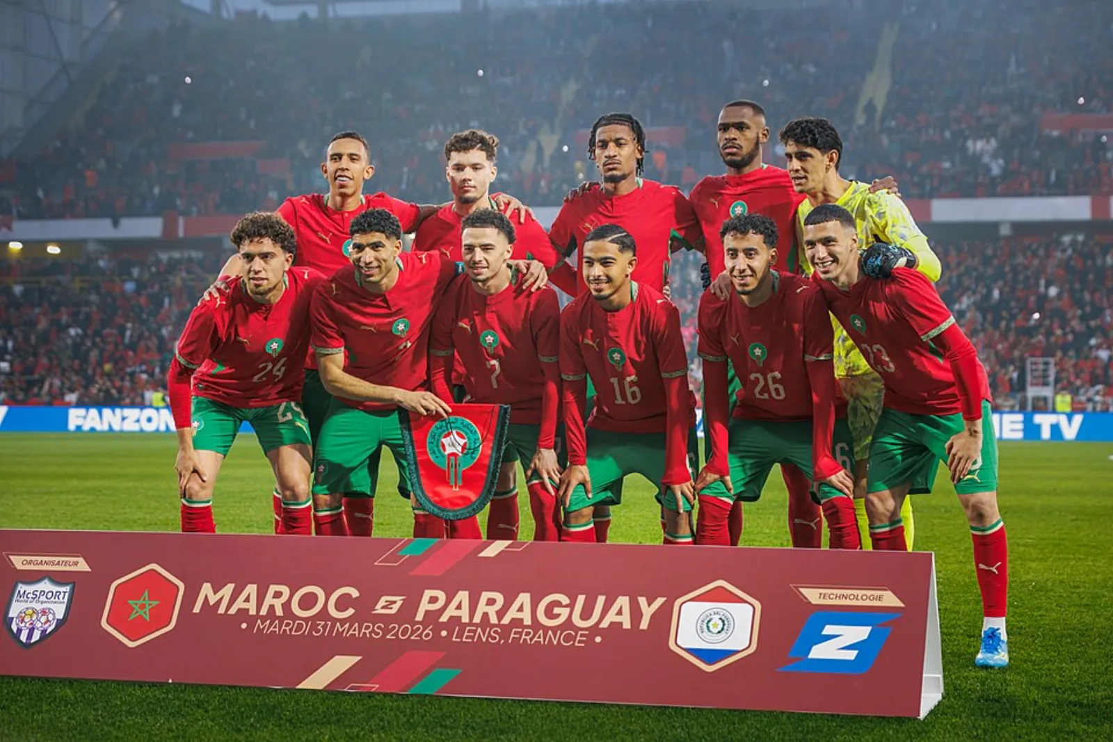 Photo d équipe du Maroc en 2026