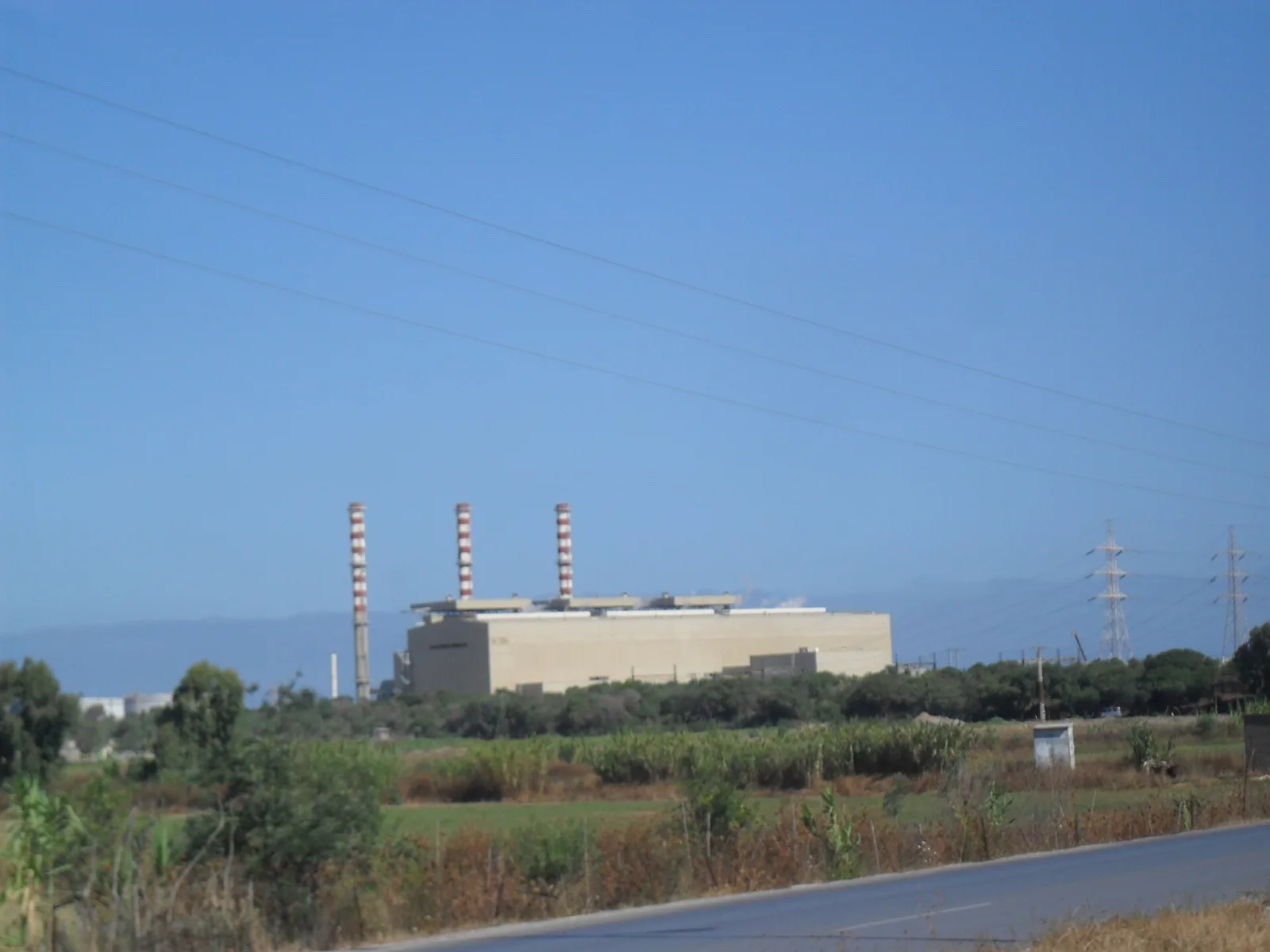 Centrale électrique d’Achouat à Taher en Algérie