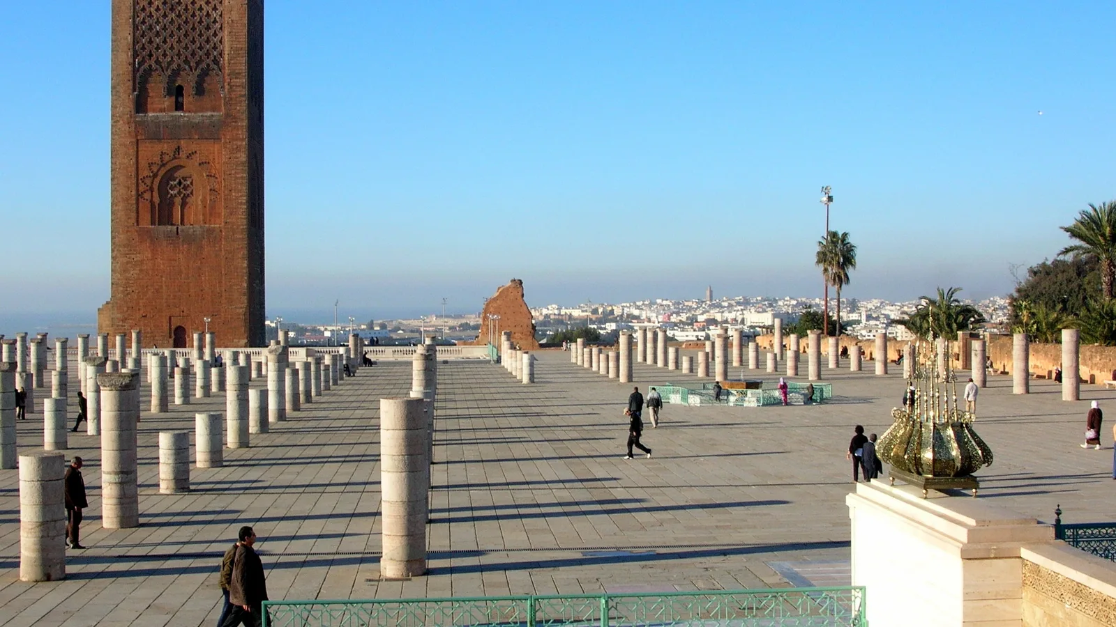 Hassan Tower and columns in Rabat