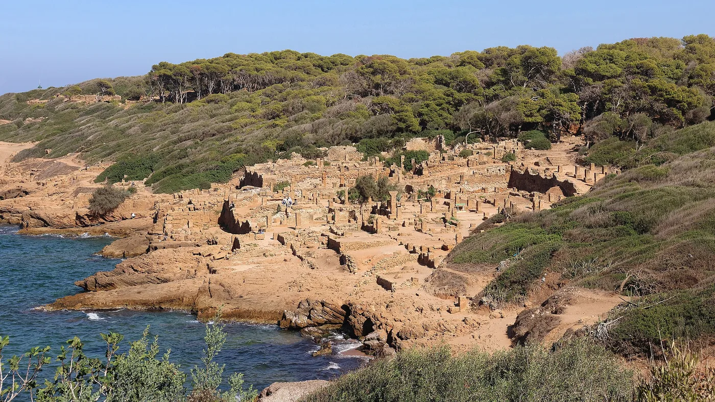 Roman ruins at Tipasa on Algeria’s coast